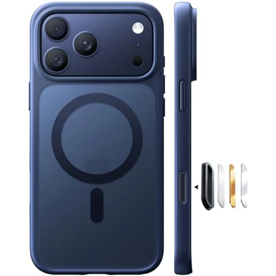 

Stronger Magnetic and Shockproof for iPhone 17 Pro Max Case, Fit for MagSafe, Mil-Grade Drop Protection, Camera Control, DIY Bu