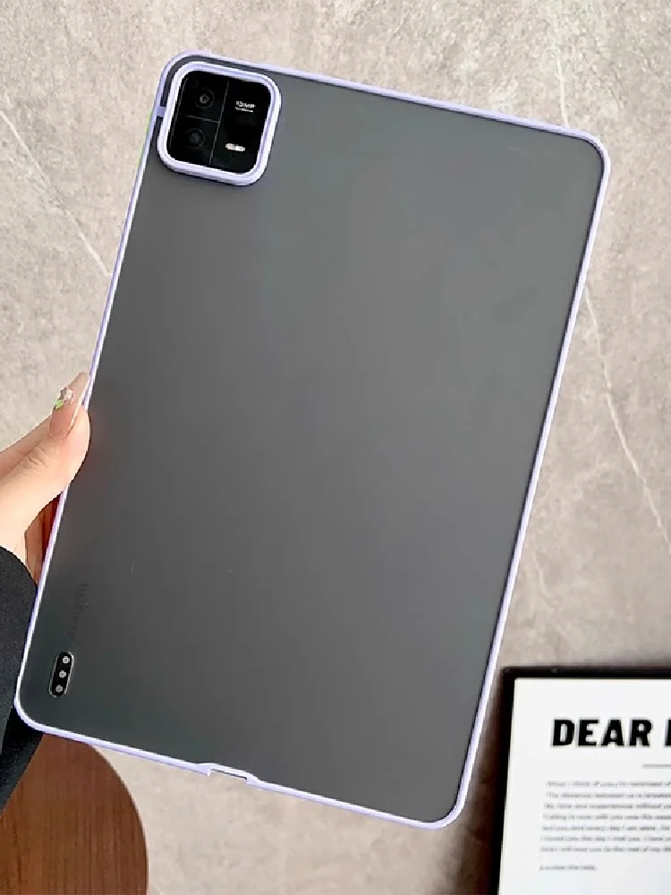 Capa para tablet ultra fina para Xiaomi Mi Pad 6, anti-impressão digital, sensação de pele amigável, capa dura à prova de choque para MI Pad 5 Pro