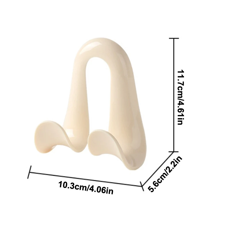 Double Hooks Space-Saving Clothes Hats Scarf Handbag Storage Rack Wardrobe Backpack Hook 3/2/1pcs Bag Hanger Hook