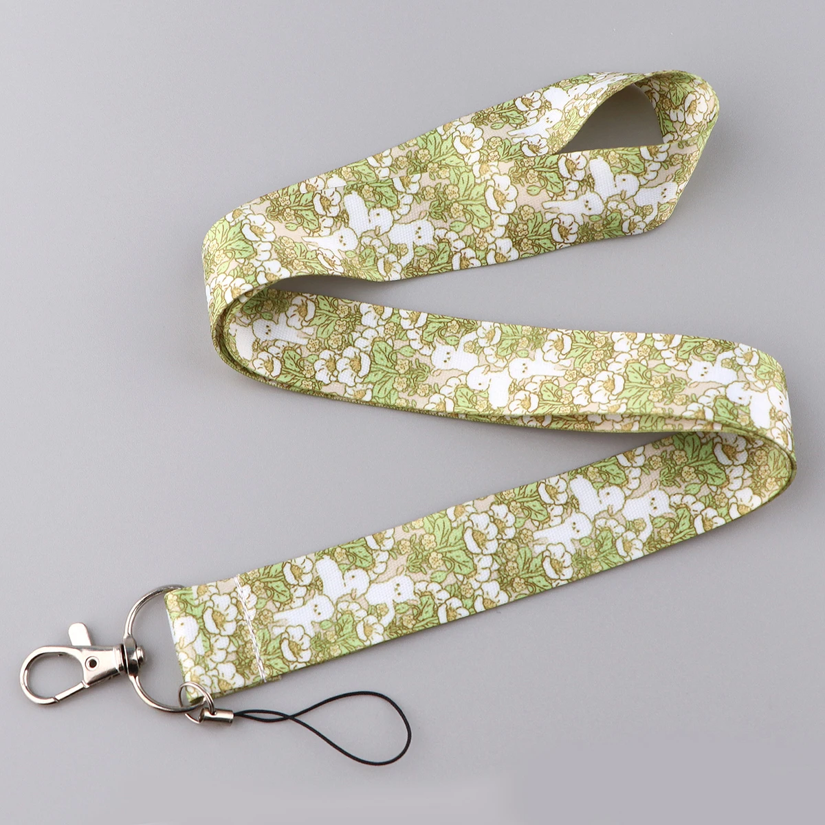 

Cute Little Lamb Neck Strap Lanyard for Key Cell Phone Straps USB Badge Holder DIY Hanging Rope Keychain Accessories Gifts