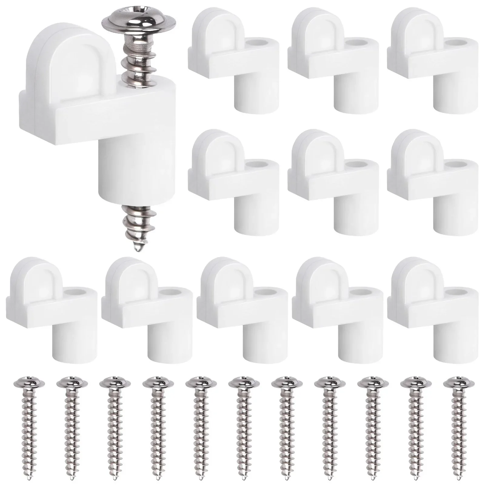 3/8 Inch Durable Plastic Window Fastener Clips Anti Slip Mesh Screen Fixing Clamps for Replacement Repair Household Tool Kit