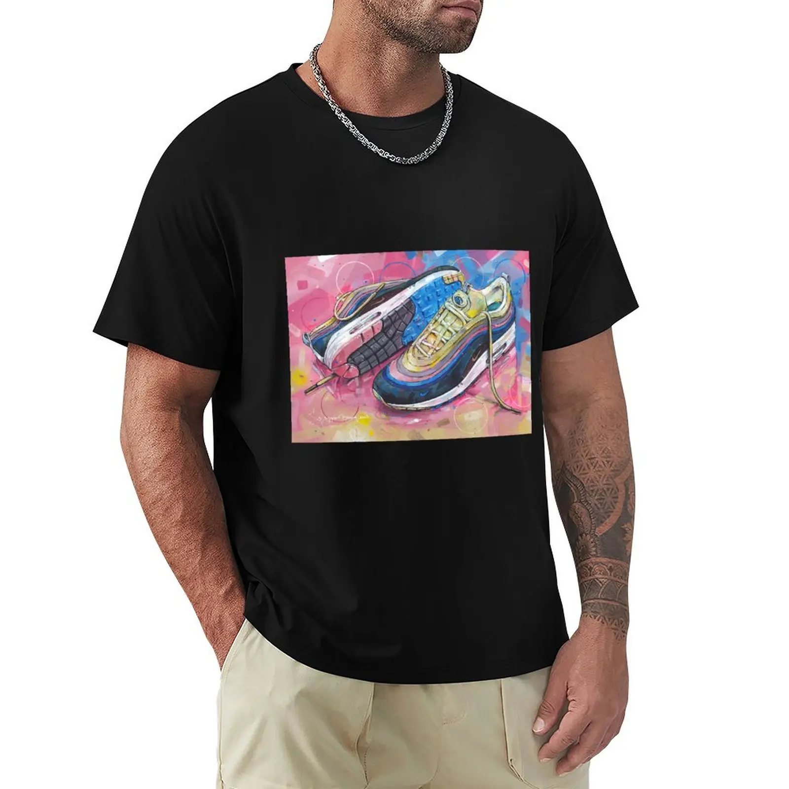 

AirMax1 Sean Wotherspoon sneaker art T-Shirt anime tshirt Blouse T-shirts man shirts graphic tee men