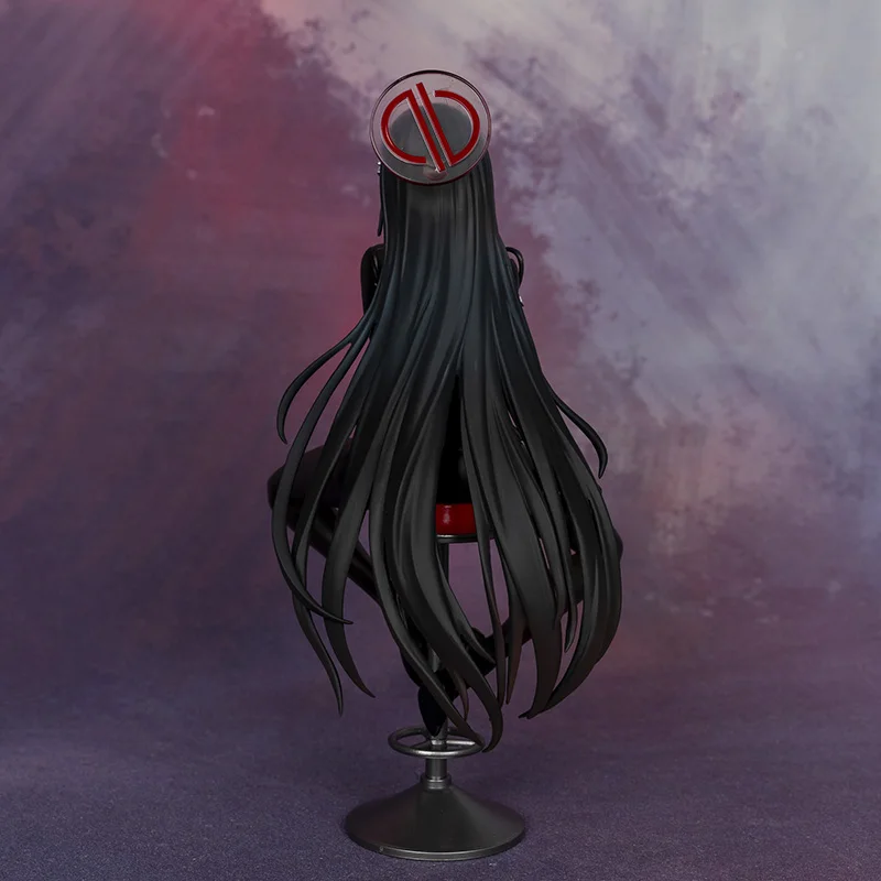 OL李銀フィギュア 黒絹制服 美少女座像 日本製GKアニメモデル 二次元ゲームグッズ 置物