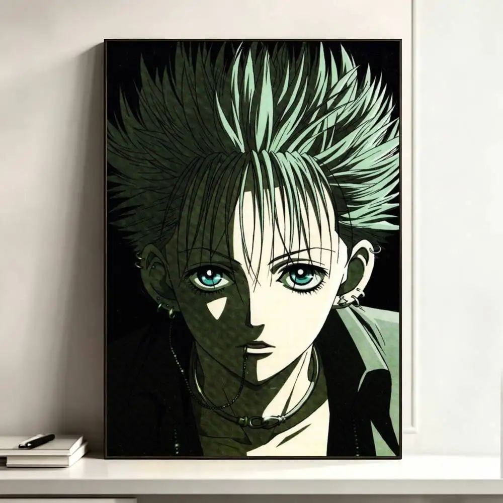 N-Nana O-Okazaki Shin  Poster Waterproof Wall Art Sticker For Bar Living Room Vintage Decor High Quality Print Gift