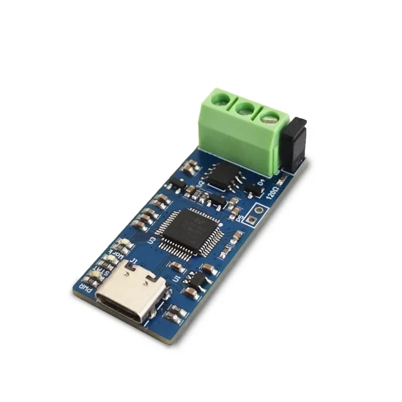 1PCS USB to CAN Module Support FD CAN Bus Analyzer V2.0 Can Debugging Assistant