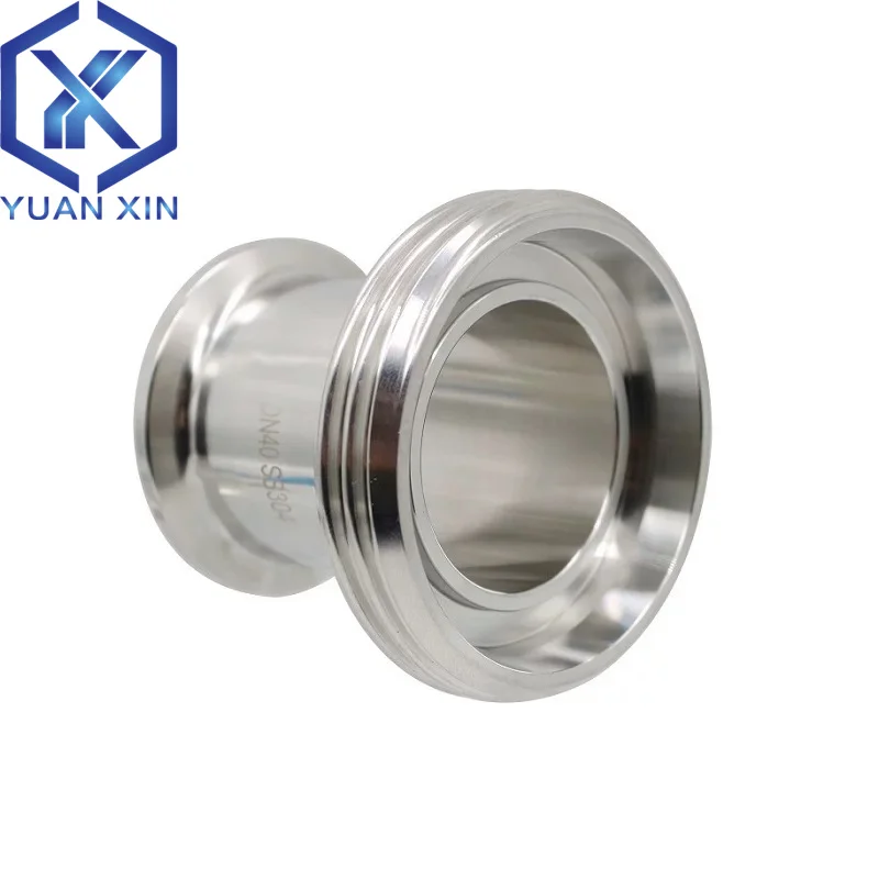 DIN11851 German Standard Union Round Thread to Clamp DN to 1.5” 2' Tri Clamp Thread Adapter