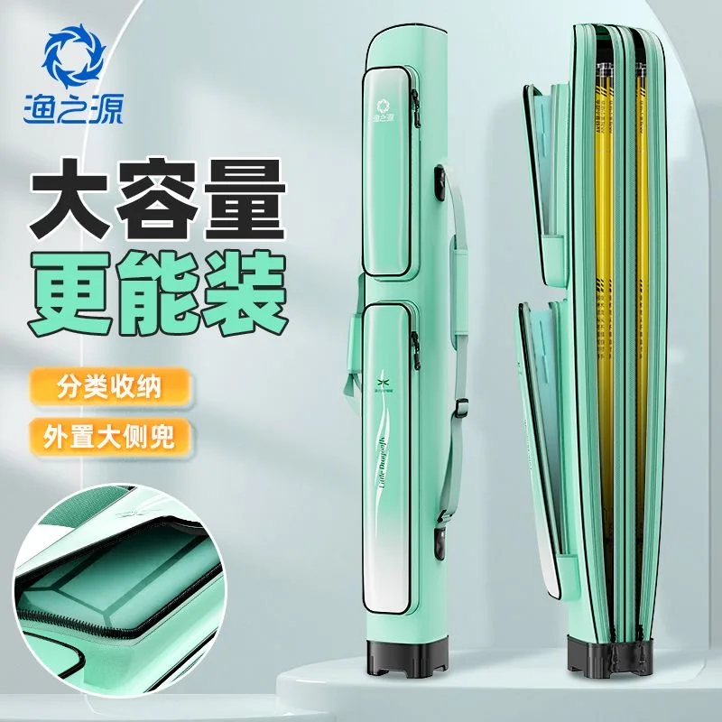 

Портативная легкая сумка для удочки, сумка для рыболовных снастей, многофункциональная водонепроницаемая и износостойкая сумка для хранения, сумка для рыбы-зонтиков