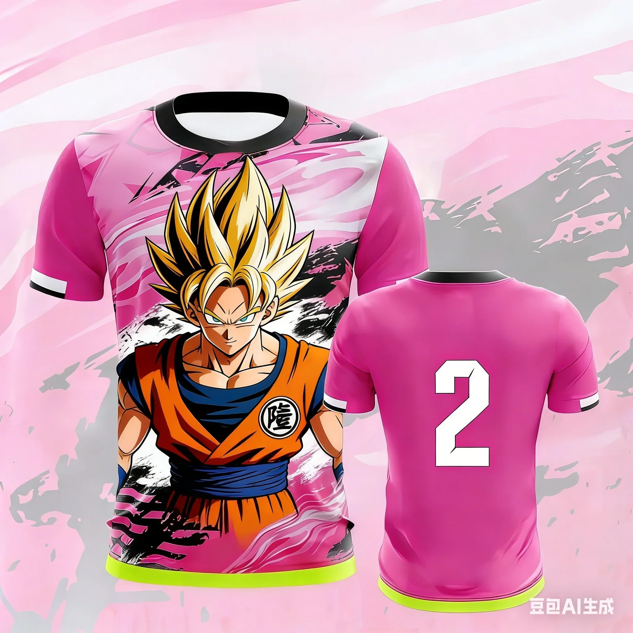 2026 Dragon Ball Wukong Special Edition Football T-shirt Quick Drying Breathable Fan Sports Casual Short Sleeve Hawaii Clothing