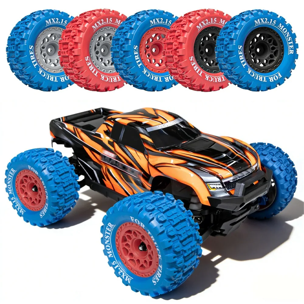 100mm Tyre 12mm Tires Wheel Hub for MX2.15 Traxxas Mini MAXX & XRT Hyper GO MJX RC Car Upgrade OP Accessories Parts