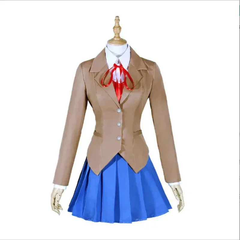 Monica coswear Japanese school uniform set cosplay suit  pretend