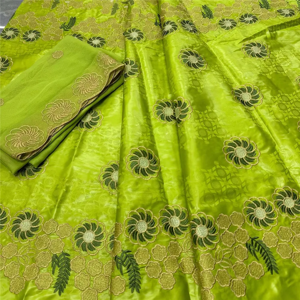 

Luxury 5+2 Yards African Premium BAZIN RICHE 100% Cotton Jacquard Dress Basin Riche Brode Lace Fabric With Perfumed 16A87