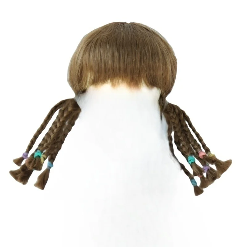 Full sizes Doll Hair JD599  Multiple Braids Synthetic Mohair BJD Wig 1/12 1/6 1/4 1/3 OB11 YOSD MSD SD DOD Doll Accessories