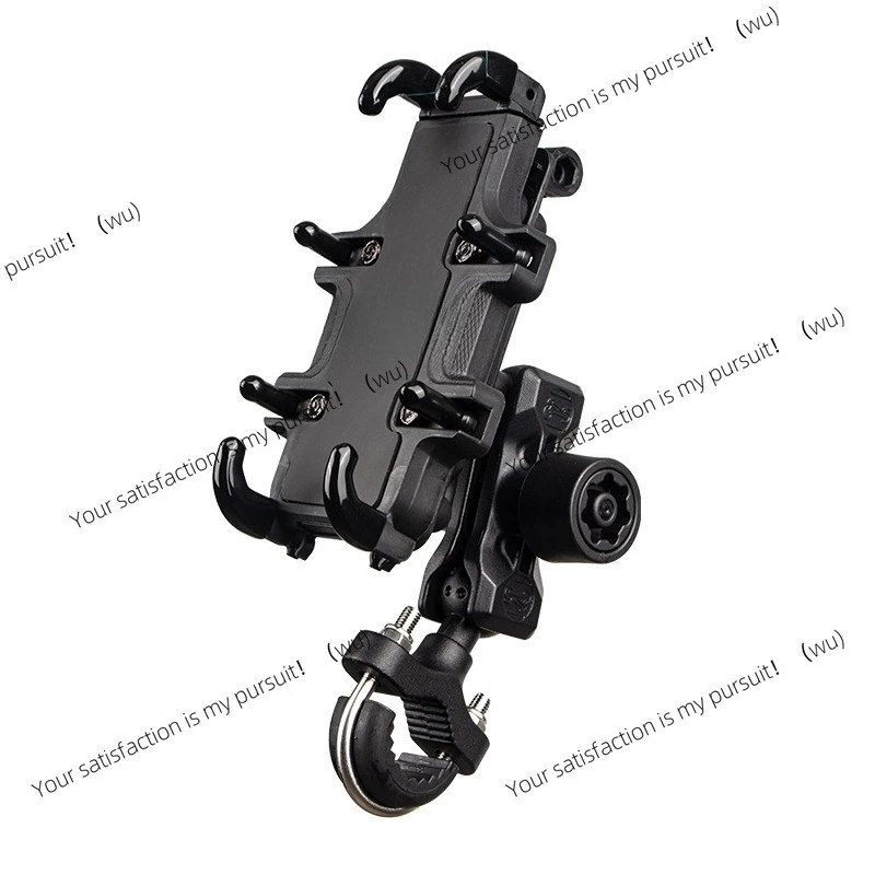

Motorcycle mobile phone holder shock absorption takeaway bicycle octopus electric vehicle mobile phone holder thick