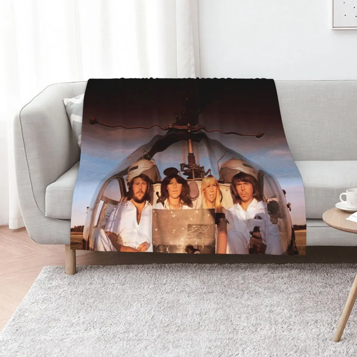 Musical Fusion with legends 004 Poster Throw Blanket Soft Hairy Loose Hair Comforter sofa bed Blankets