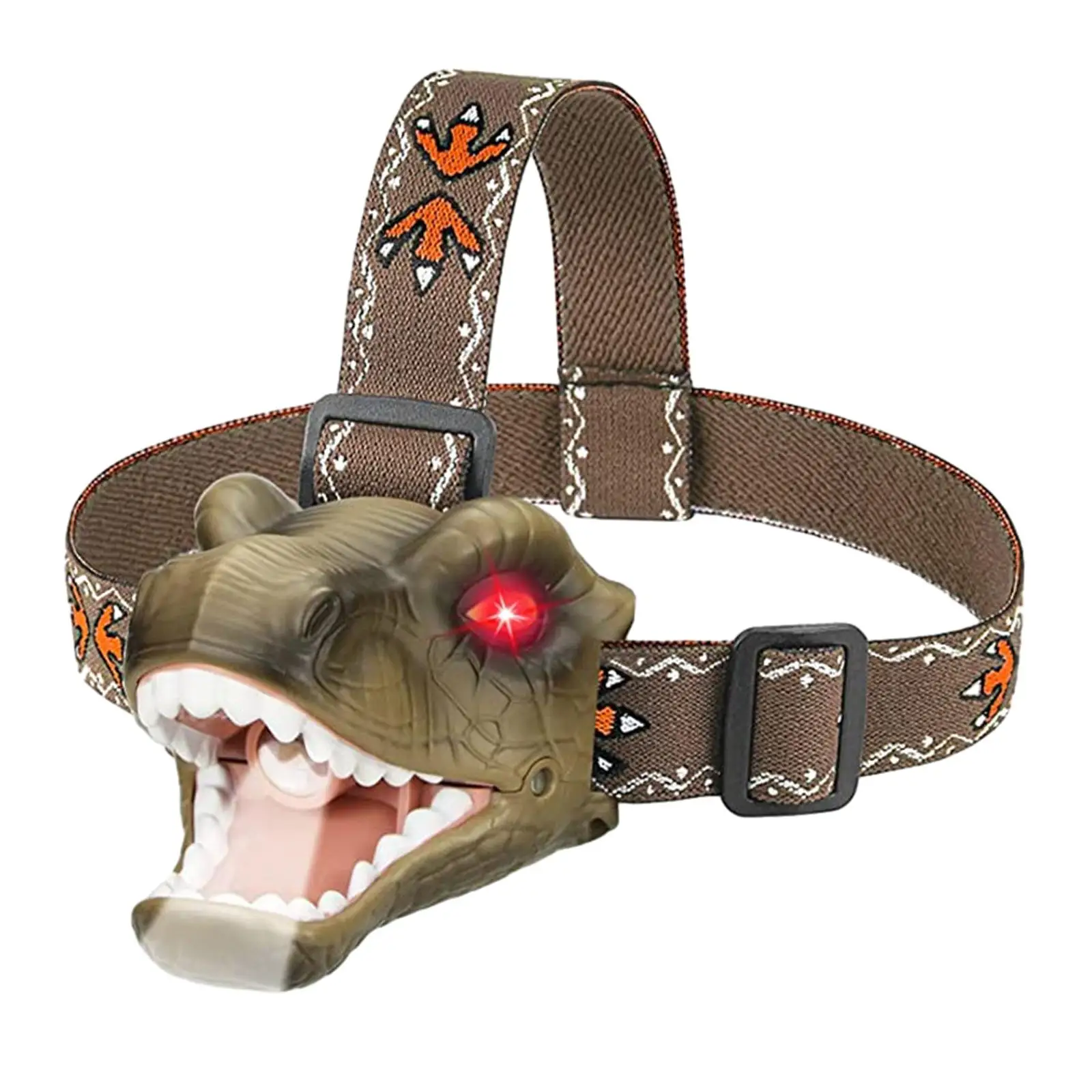 Outdoor-Camping ausrüstung Dinosaurier Scheinwerfer verstellbares Stirnband tragbare LED-Scheinwerfer für Halloween Kinder Geburtstag Wandern Mädchen Jungen