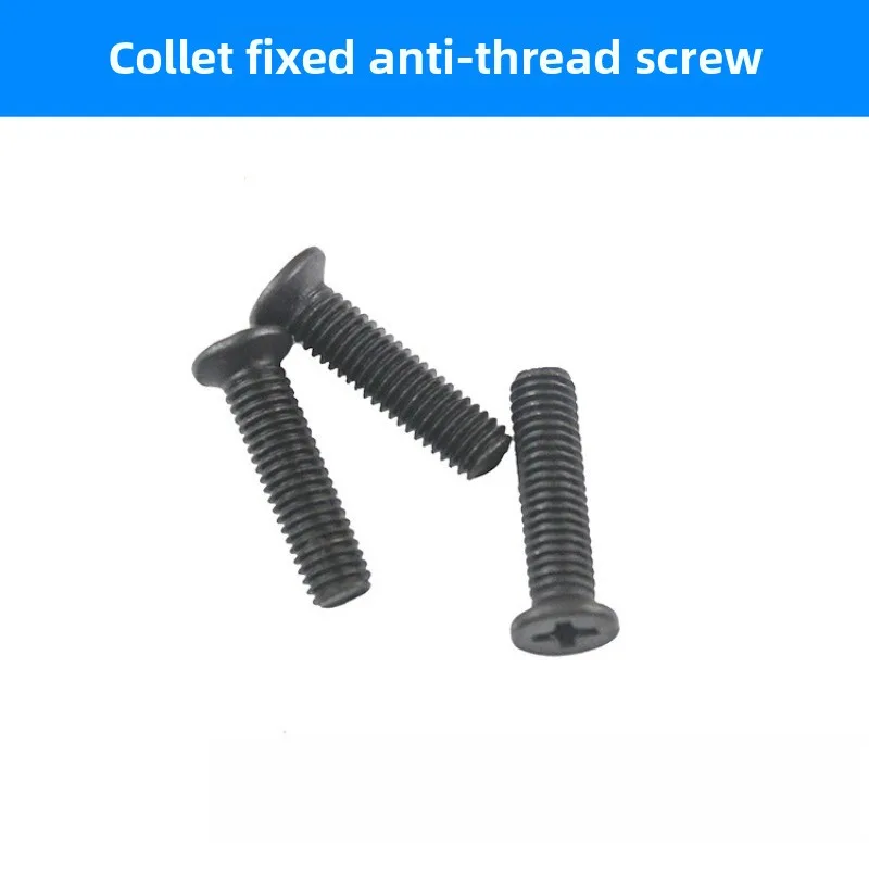 M5 M6 Left Hand Thread Countersunk Head Screw Reverse Thread Chuck Fixing Screw Industrial Grade Fastener