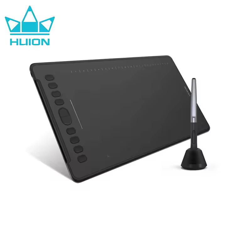 mesa digitalizadora Huion inspiroy h640p 6,3 x 3,9 polegadas desenho comprimidos gráficos caneta tablet com 8192 níveis de pressão bateria-livre digital stylus com USB-C OTG compatível com Windows MacOS Linux Laptop