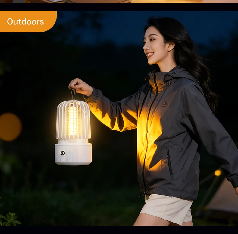 TINSOL Elektrische UV-Mückenfalle USB-Aufladbar Geeignet für Innen- und Außenbereich Mückenabwehrlampe – Detail 25