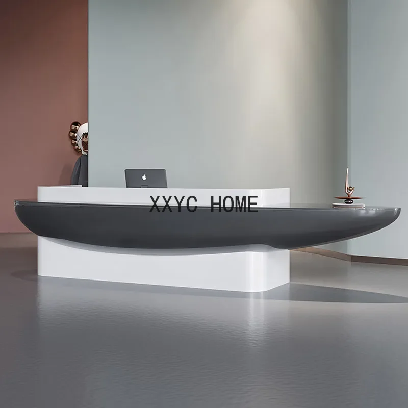 

Special-Shaped Bar Customized Welcome Desk Cashier Desk