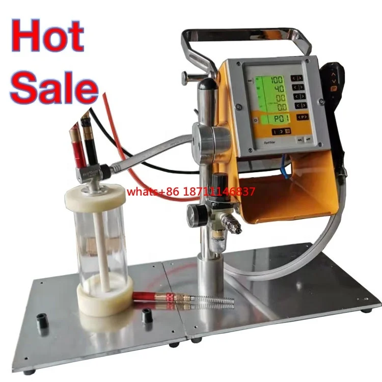 

Electrostatic Manual Portable Powder Coating Machine with a small hopper use for lab test