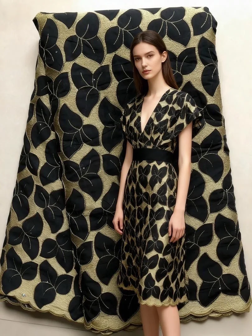 

Swiss Voile Lace In Switzerland Nigerian African Lace Fabric 2025 High Quality Lace Tissu Dentelle Cotton Lace Dubai Fabric 5Y