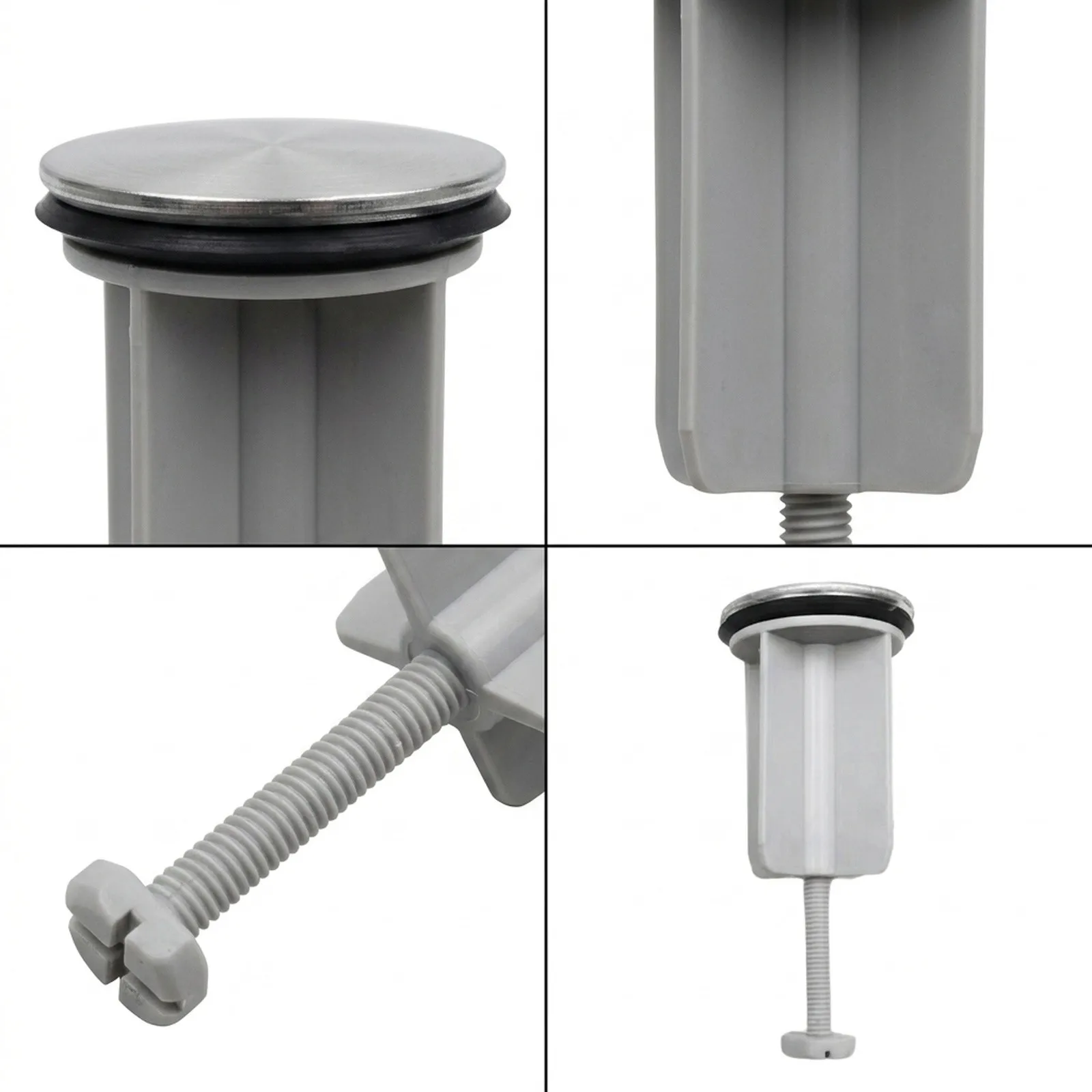 Sink Pop-Up Drain Assembly Replacement 40mm for Bathroom Wash Basins with Cover Reliable and Functionality Sink