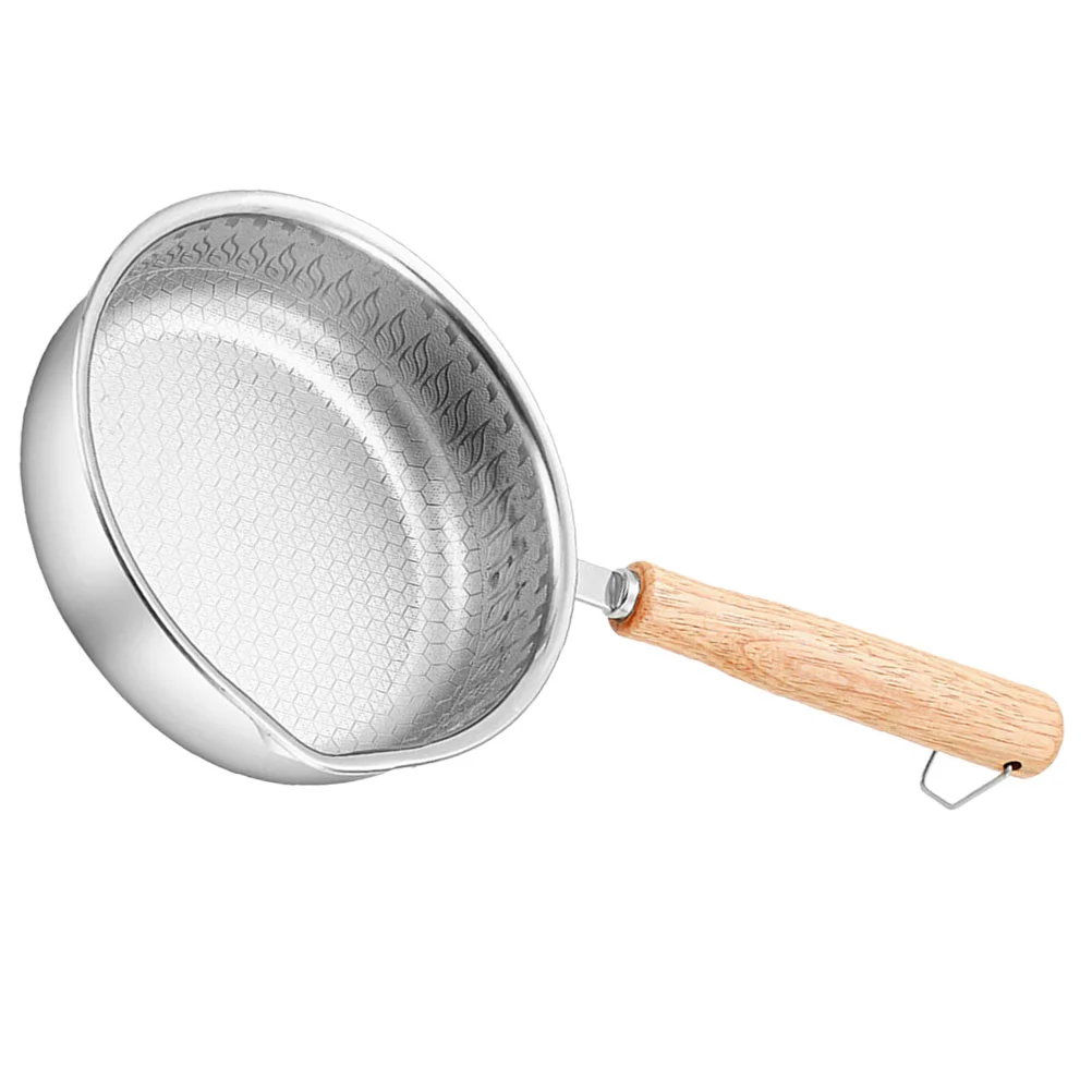 

Egg Pan 316 Stainless Steel Omelette Frying Steak Honeycomb Non-stick (14cm) Pans Nonstick Household for Eggs