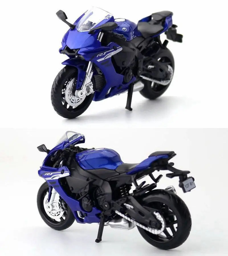 1:18 Yamaha YZF-R1 Motorcycle Model Die Cast Alloy Toy Motorcycle Racing Car Models Cars Toys For Children Collectible