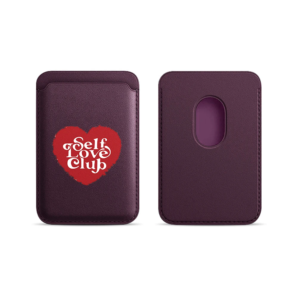 Self Love Club Leder-Kartenetui Handyhülle Kartenhalter für Magnetische Hülle Geeignet für alle iPhone Magsafe Karten-Handy-Rückseiten-Taschen – Detail 12