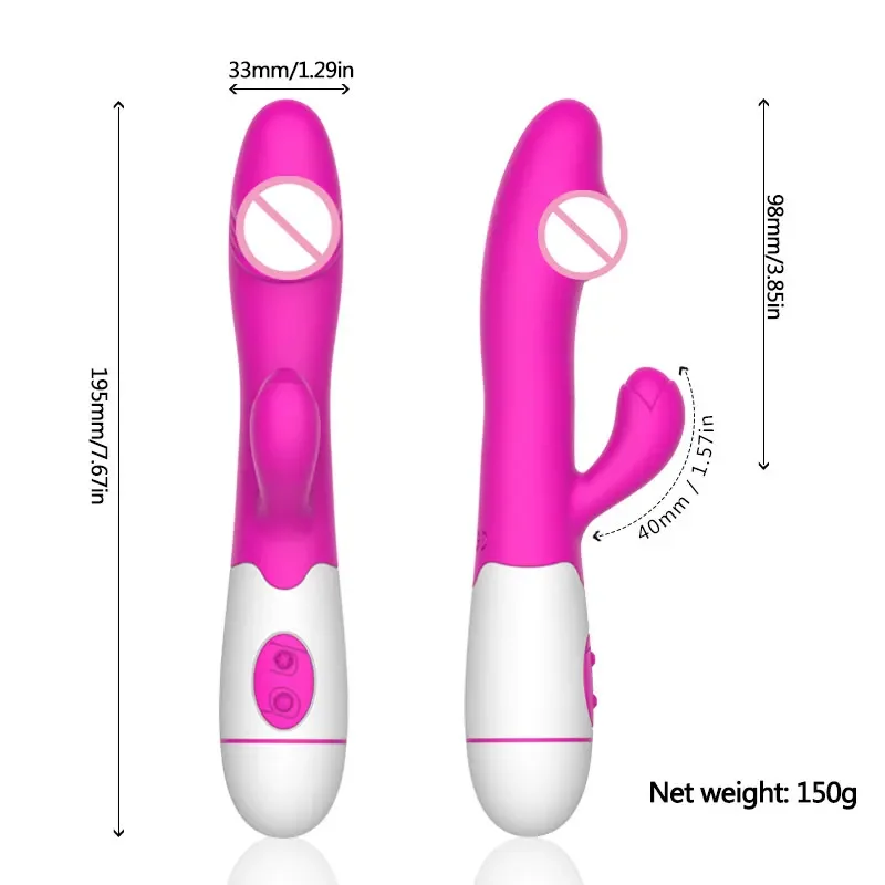 Rabbit Vibrator for Women 30 Speed Rechargeable G Spot Clitoris Stimulator Dildo Vagina Female Masturbator Sex Toys for Aldult - Image 6