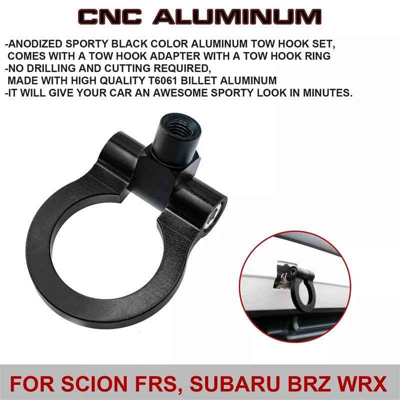 Front Bumper Car Trailer Towing Hook For Chevrolet Camaro 6 Generation 2016-2022