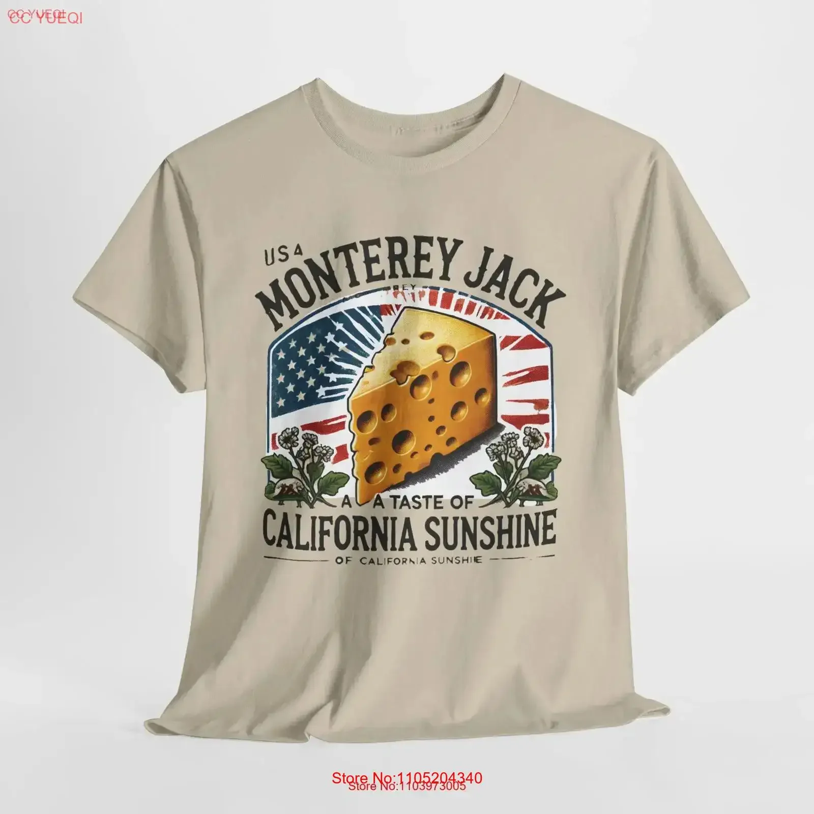 Monterey Jack California Camiseta Cheese Lover Foodie Camiseta divertida Con Queso español vintage lavado suave Casual streetwear