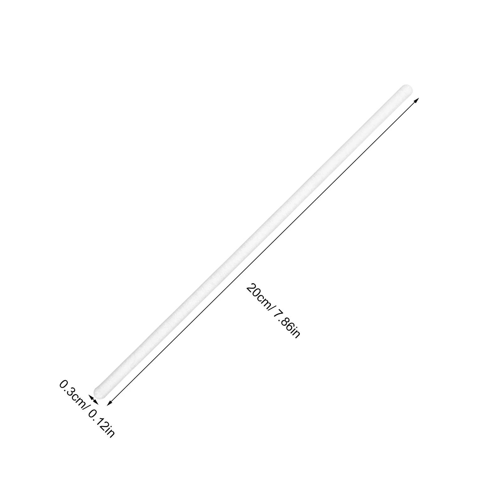 12pçs hastes de agitação de vidro, extremidades polidas sólidas para uso em laboratório, aceleram a dissolução, ferramentas experimentais transparentes