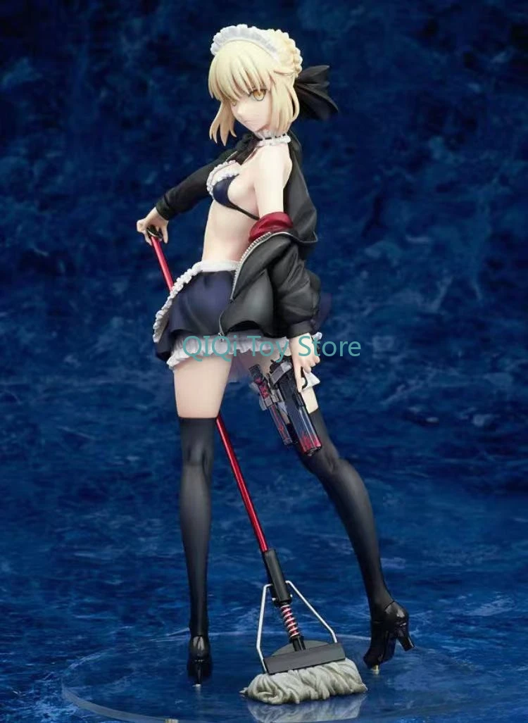 

In Stock Swimsuit Saber Hand-made Seba Black Dumb Soft Beautiful Girl Model Ornament