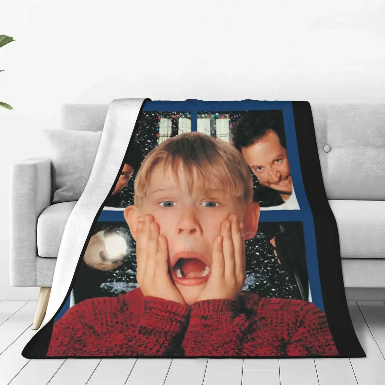 Casa da solo tutte le taglie coperta morbida decorazioni per la casa biancheria da letto casa da solo anni \'90 film Kevin Macaulay Culkin Retro