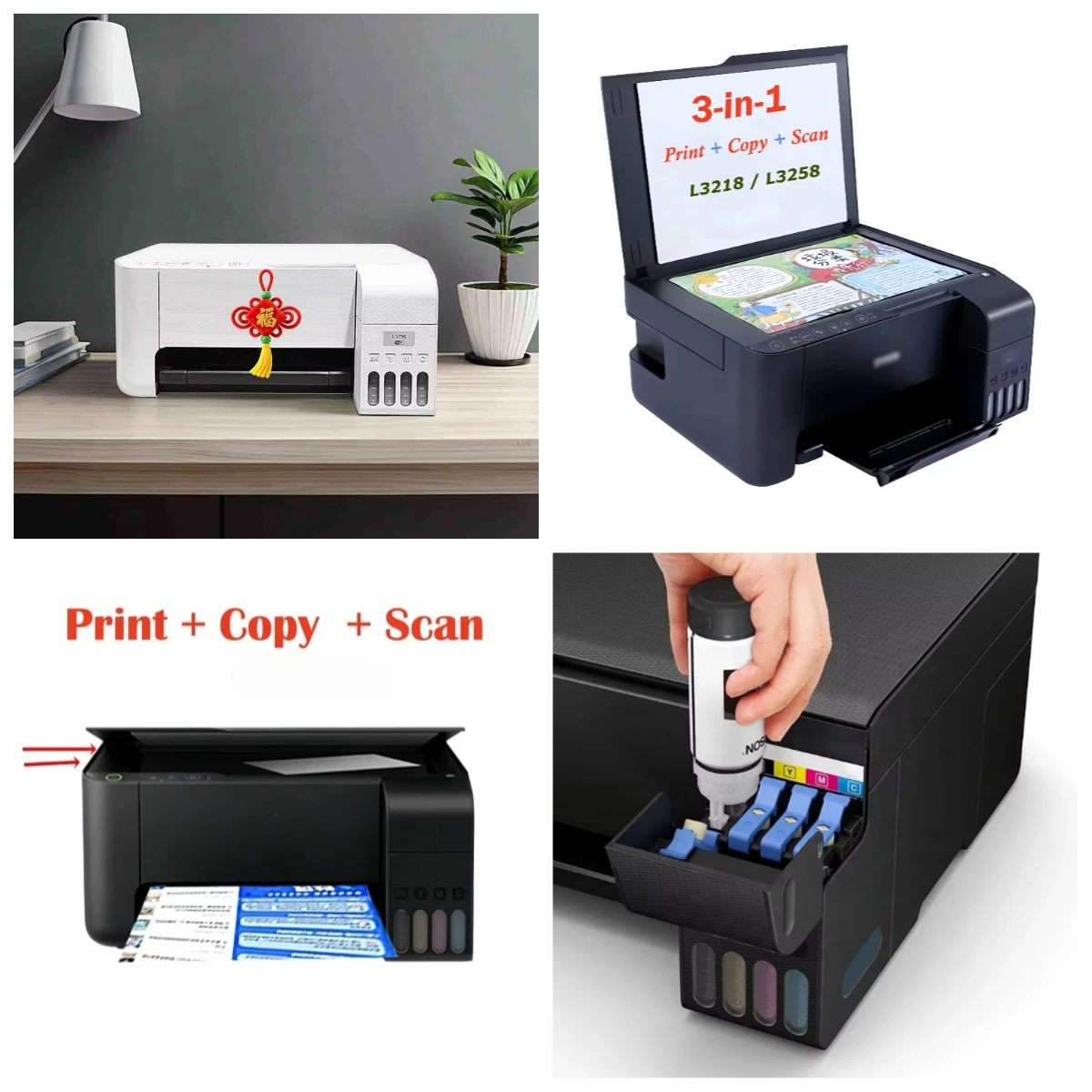 

Цветной струйный принтер WJW серии L3256 (модели L3258, L3256, L3253, L3251, L3267, L3269) с интерфейсом USB, в наличии