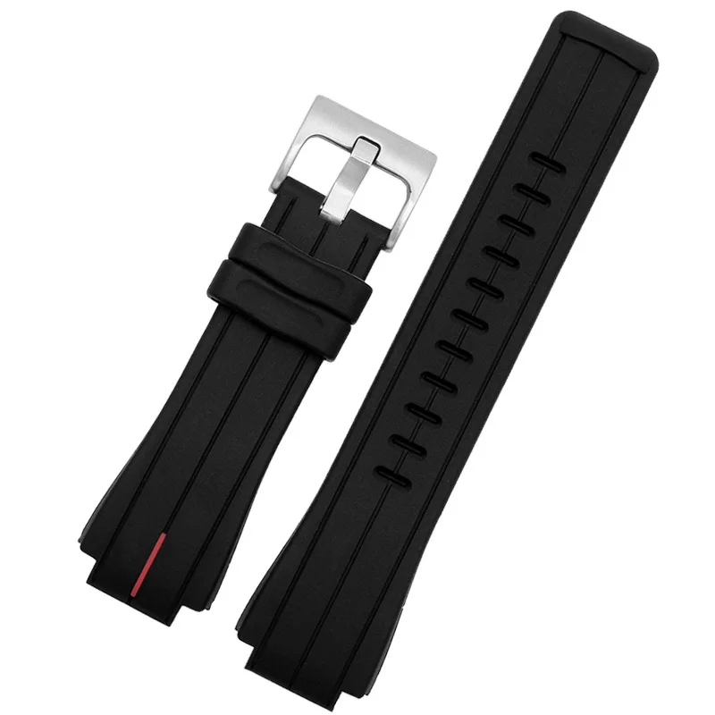 For TIMEX Tidal T2N721 silicone strap raised strap T2N720 TW2T76500 men\'s waterproof soft watch strap accessory watch band 16mm