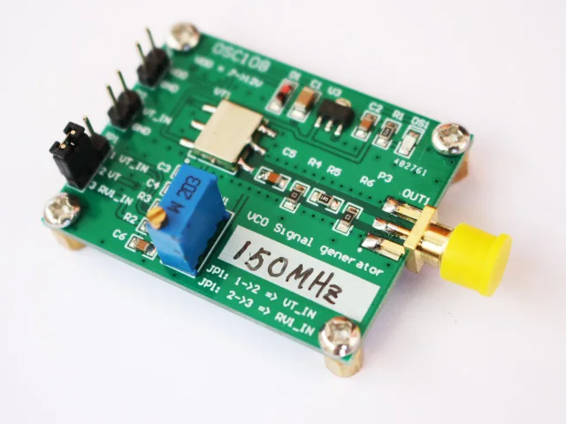 Oscilador controlado por voltaje VCO para microondas RF, 150MHz