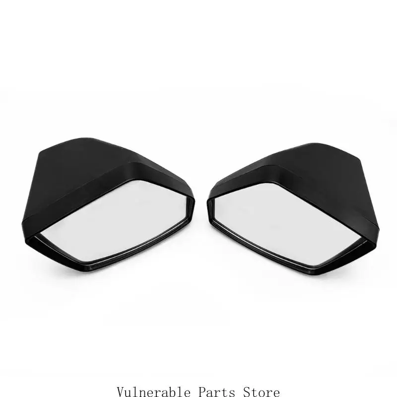 D0UC High Visibility Marine Rearview Mirror with Vibration Reduction 140° Viewing Weatherproof Construction Water Sports