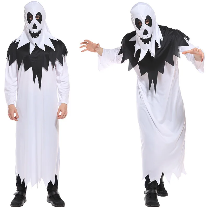 

Halloween Adult Spooky Cosplay Costume Holiday Party Funny Uniform Set Long Sleeve Fashion Vampires Costume Ball Stage Clothing