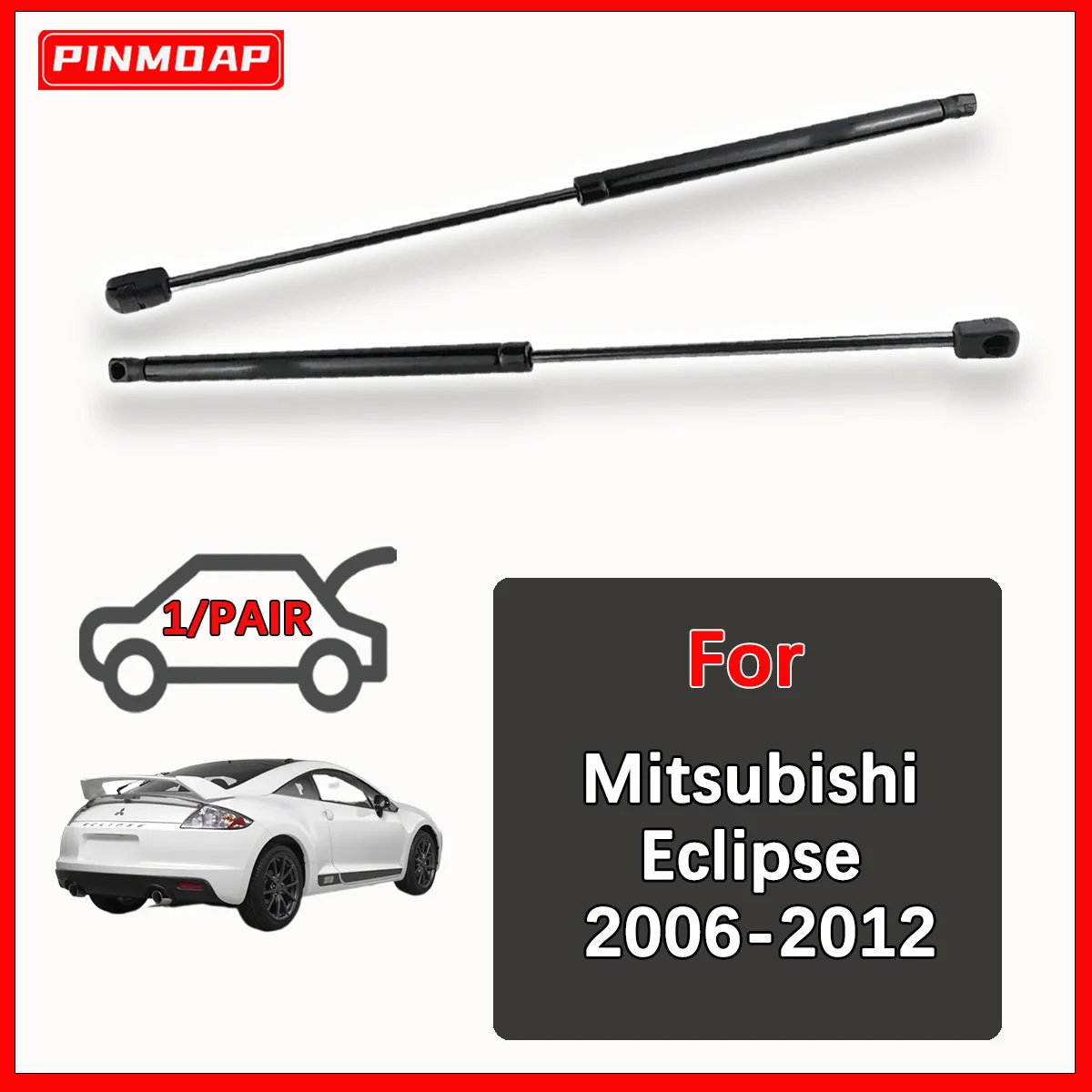 

Газовые стойки багажника, пружинная планка для Mitsubishi Eclipse 2006-2012 OE 5802a185 5802a186 5802a187, зажимная планка заднего амортизатора
