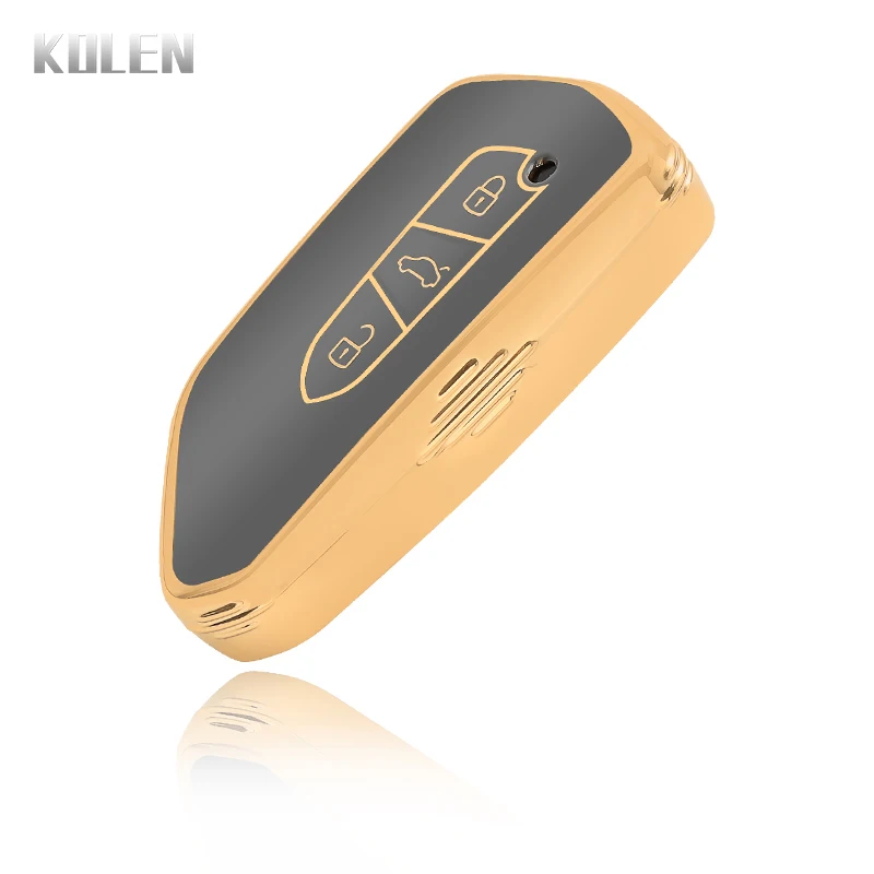 حافظة مفاتيح ذكية للسيارة من البولي يورثان الحراري الناعم ، غطاء لفولكس فاجن فولكس فاجن جولف 8 ، MK8 ، ID.3 ، ID.4 ، كوبرا ، سكودا أوكتافيا A8 ، مقعد ليون MK4 ، فورمنتور تاكو #5