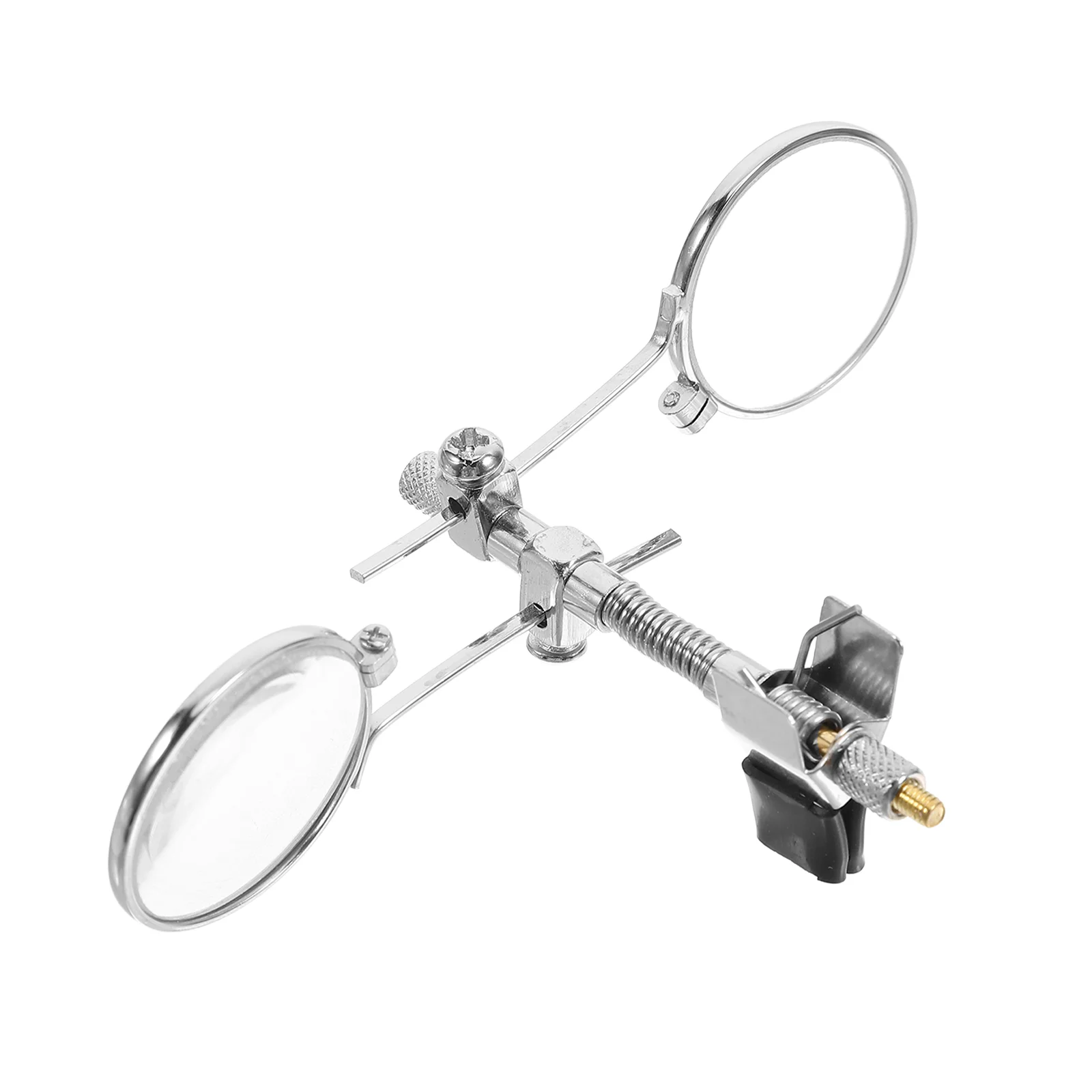 Double Lens Magnifying Glass Screen Counter Non Cookware Scratch Protection Pads Watchmaker Loupe Holder Magnifier Work