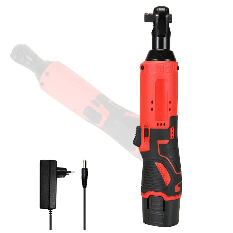 

JANGKLIFE 3/8 дюймов беспроводной электрический гаечный ключ 65 Нм прямоугольный ключ с трещоткой перезаряжаемый набор инструментов для ремонта мотоциклов угловой ключ