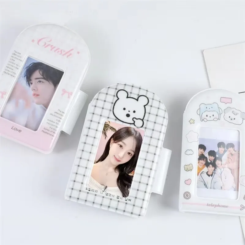 Álbum de fotos colecionáveis com Binder, Cartão Postal e Idol Organizer, Kpop Binder, 3"