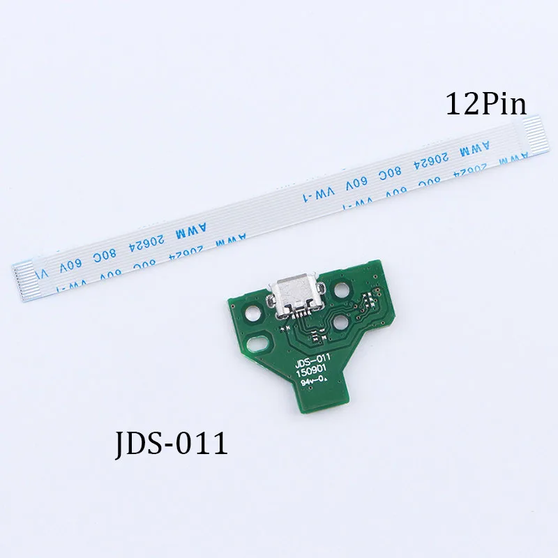 Brand New 12Pin 14Pin USB Charging Port Socket Circuit Board JDS 001 011 030 040 055 For PS4 Controller Repair Parts Replacement