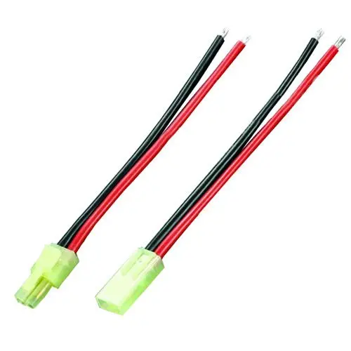 Connecteur de batterie micro et mini Tamiya, prise mâle et fe, câble 20awg 200mm pour batterie ESC RC, modèle voiture avion, 10 pièces