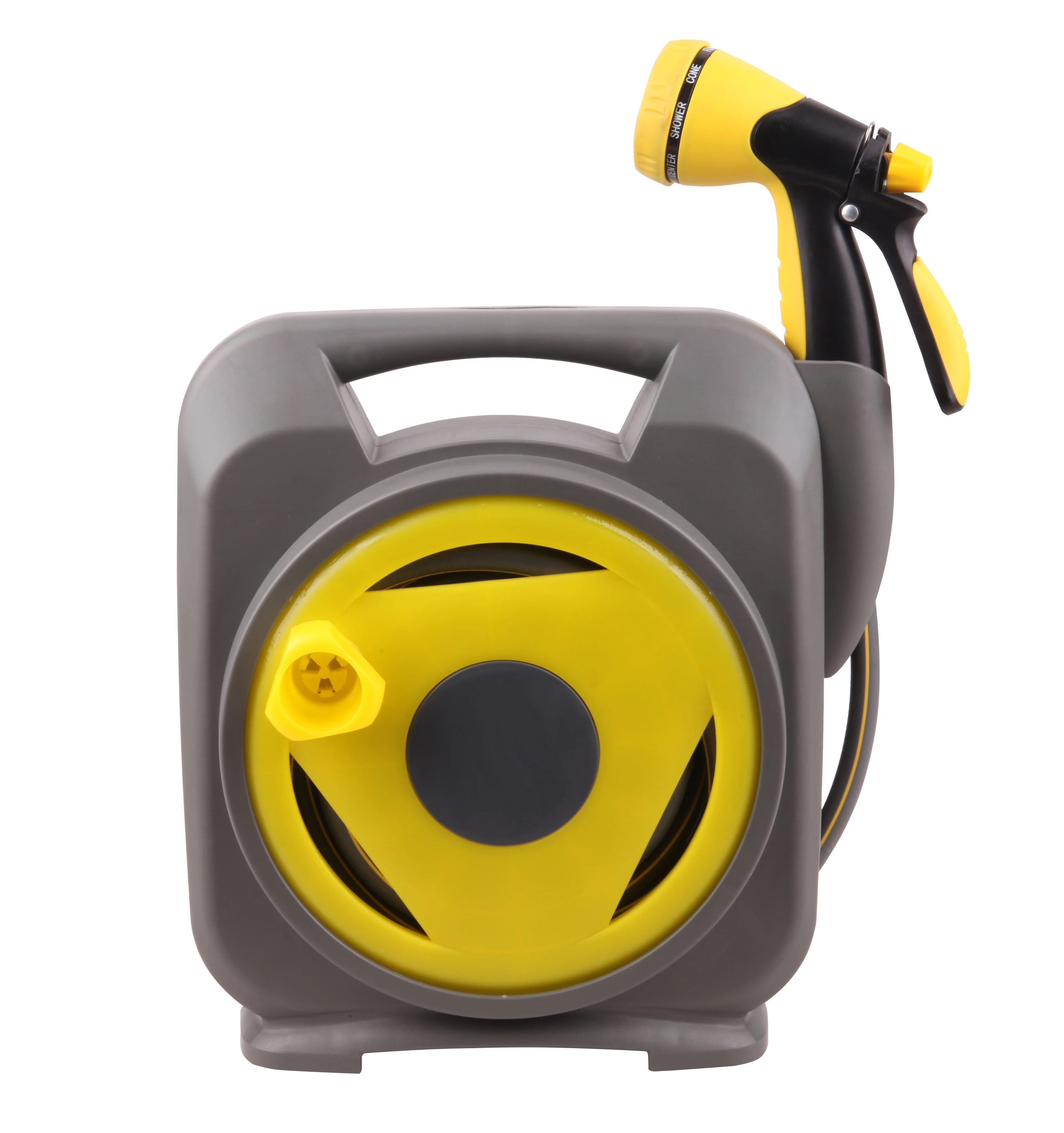 

Новинка! Садовые инструменты: шланг для полива 12 м с катушкой и тележкой