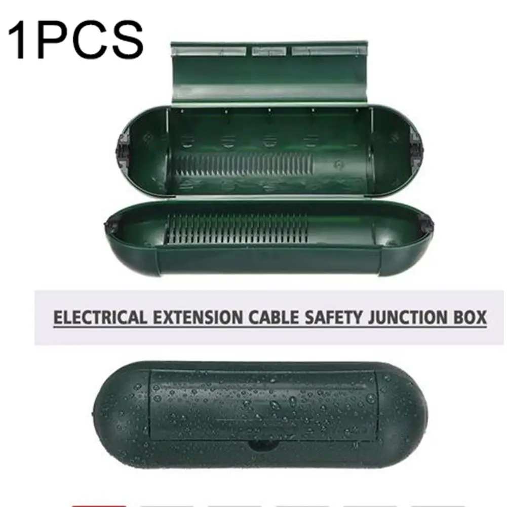 Waterproof Electrical Extension Cord Safety Cover with Sealed Junction Box Suitable for Indoor and Outdoor Use
