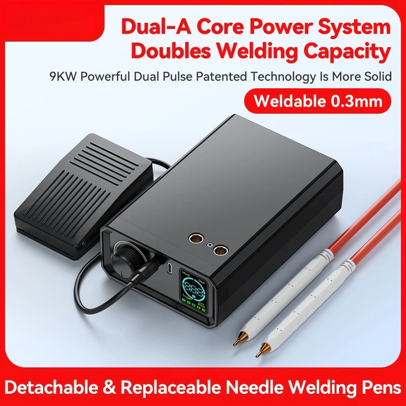 Portable Mini 18650 Spot Welder, Handheld Nickel & Steel Welding Tool